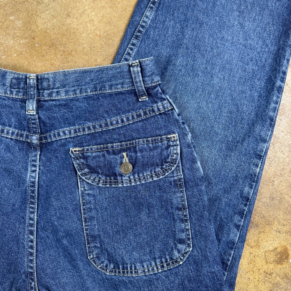 Vtg Wrangler for Women Chore Jeans‎ Women's 8x32 High Rise Blue 80s/90s Workwear